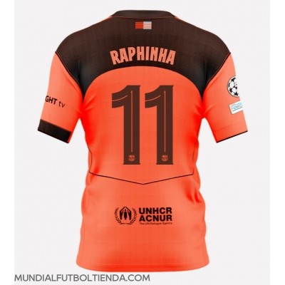 Camiseta Barcelona Raphinha Belloli #11 Tercera Equipación Replica 2025-26 mangas cortas Camiseta Barcelona Raphinha Belloli #11 Tercera Equipación Replica 2025-26 mangas cortas